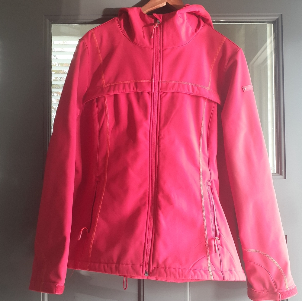 32 Degrees Weatherproof Red Women's Hooded Jacket Coat Size XL